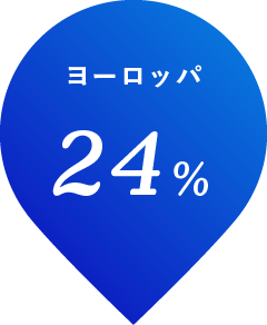 ヨーロッパ 24%